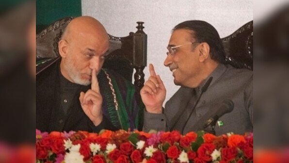 Zardari, Karzai agree to extend transit trade to Central Asia
