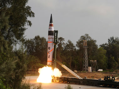 Surface-to-air Akash missile test fired in Odisha Surface-to-air Akash missile test fired in Odisha
