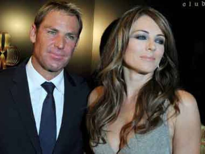 Liz Hurley thanks Warne's children for warm welcome Liz Hurley thanks Warne's children for warm welcome