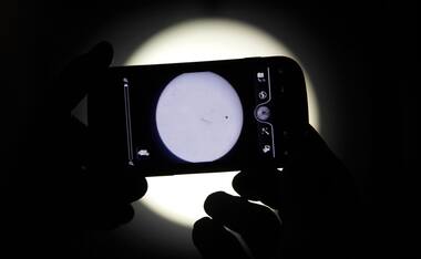 Images: Earth watches Venus transit across the sun