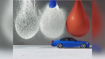 Viral Video: BMW recreates super slow bullet motion with Sedan