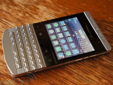 BlackBerry launches Rs 1,39,990 'Porsche' phone BlackBerry launches Rs 1,39,990 'Porsche' phone