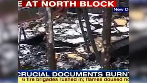 Fire at Finance Ministry's office; documents burnt