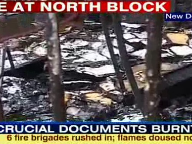 Fire at Finance Ministry's office; documents burnt Fire at Finance Ministry's office; documents burnt