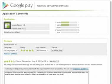 Android's top app developers can now respond to user reviews – Firstpost