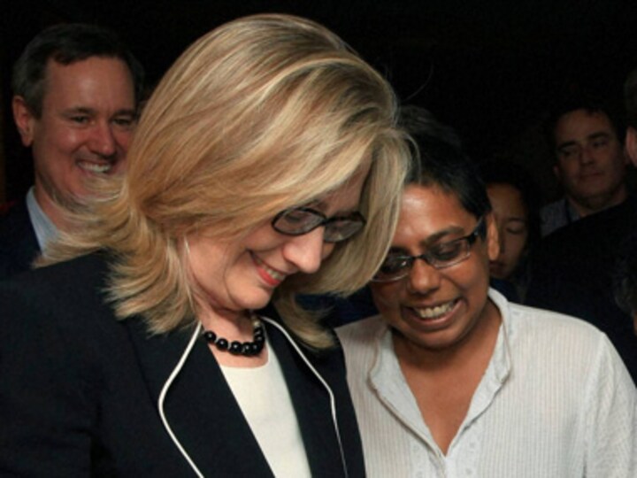 US pleased so far by new Egypt president: Clinton