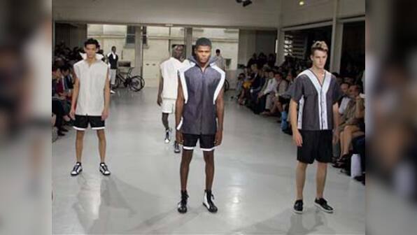 Issey Miyake creates men's line.. out of paper