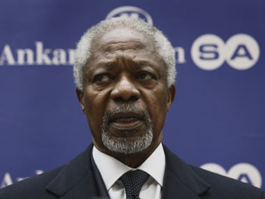 File photo of Kofi Annan. AP