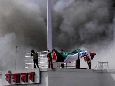 Mantralaya fire: Day after, staff asked to stay out of premises Mantralaya fire: Day after, staff asked to stay out of premises