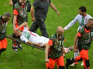 Portugal striker Postiga to miss Euro 2012 semi due to injury Portugal striker Postiga to miss Euro 2012 semi due to injury