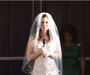 Viral video: Bride serenades groom as she walks down the aisle Viral video: Bride serenades groom as she walks down the aisle