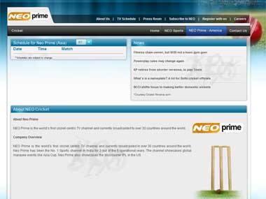 With no BCCI rights, Neo Cricket renamed Neo Prime