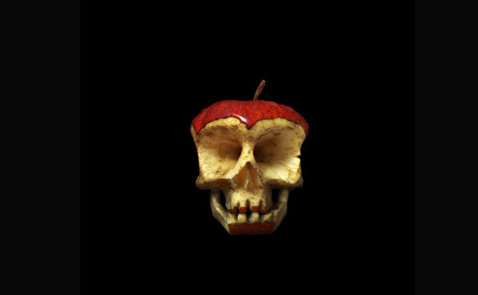 The apple skull. The apple skull.