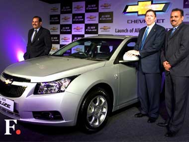 GM rolls out diesel Cruze for Rs 15 lakh GM rolls out diesel Cruze for Rs 15 lakh
