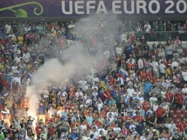 Russia get third UEFA fine for fans' antics at Euro 2012 Russia get third UEFA fine for fans' antics at Euro 2012