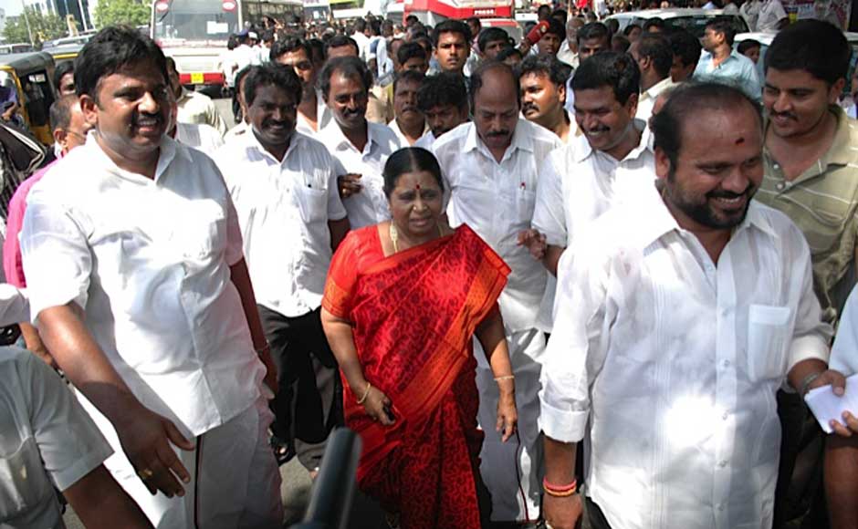 Kanimozhi's mother Rajathi Ammal. Firstpost Kanimozhi's mother Rajathi Ammal. Firstpost