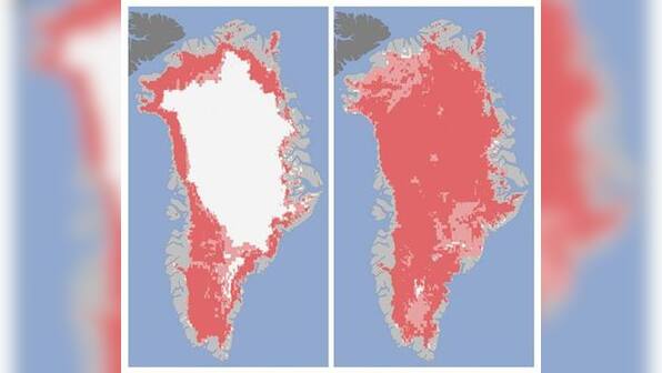 ISRO data shows 'extraordinary' melt of Greenland ice sheet