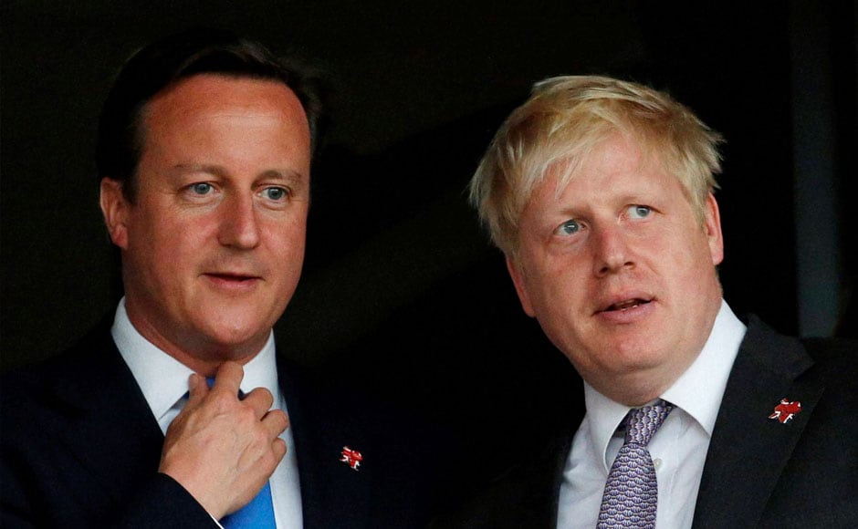 Britain's Prime Minister David Cameron, left, and London's Mayor Boris Johnson wait for the start of the Opening Ceremony at the 2012 Summer Olympics. AP/PTI Britain's Prime Minister David Cameron, left, and London's Mayor Boris Johnson wait for the start of the Opening Ceremony at the 2012 Summer Olympics. AP/PTI