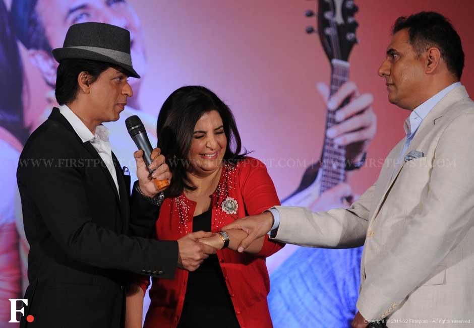Shah Rukh Khan, Farah Khan and Boman Irani. Sachin Gokhale/Firstpost. Shah Rukh Khan, Farah Khan and Boman Irani. Sachin Gokhale/Firstpost.