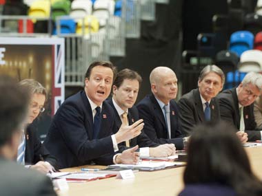 UK soldier stops Cameron from entering Olympic Park UK soldier stops Cameron from entering Olympic Park