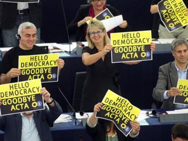 EU Parliament rejects ACTA anti-piracy treaty