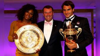 Images: Roger Federer and Serena Williams at the Wimbledon Winners Ball 