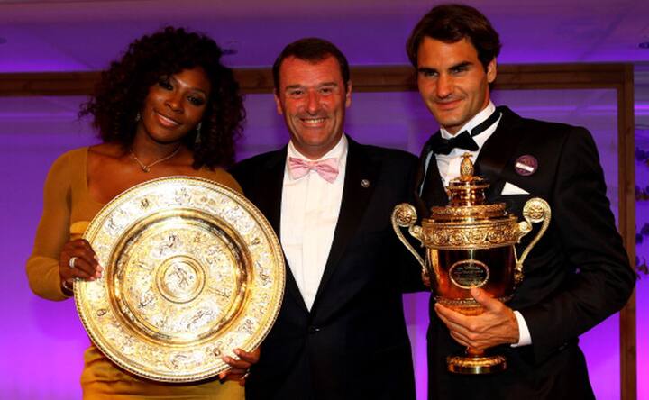 Images: Roger Federer and Serena Williams at the Wimbledon Winners Ball 