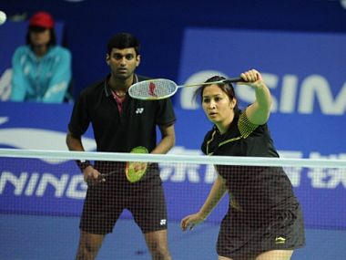 Olympics: Jwala-Diju crash out in first round of mixed doubles Olympics: Jwala-Diju crash out in first round of mixed doubles