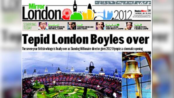 Mumbai Mirror calls Olympics opening ceremony ‘tepid’