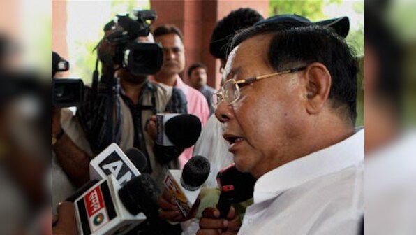 Sangma discusses challenging Mukherjee's election as Prez
