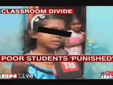 Bangalore school shocker: 'These children are made to sit in the last bench'