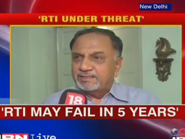RTI will be irrelevant in 5 years: Information Commissioner RTI will be irrelevant in 5 years: Information Commissioner