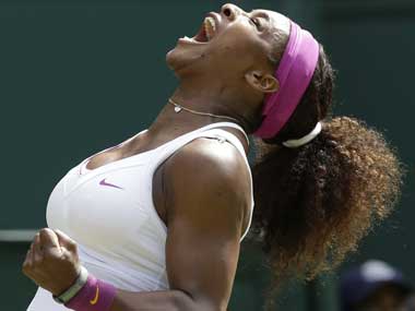 Wimbledon: Serena hits 23 aces, edges Zheng Wimbledon: Serena hits 23 aces, edges Zheng