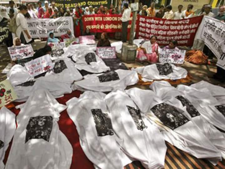 Children take part in Bhopal's own Olympics to protest Dow