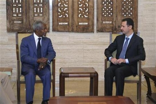 Annan And Assad Agree Political Approach For Syria World News Firstpost 5407