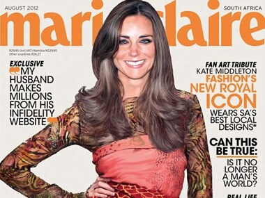Desperate Marie Claire photoshops Kate Middleton on cover