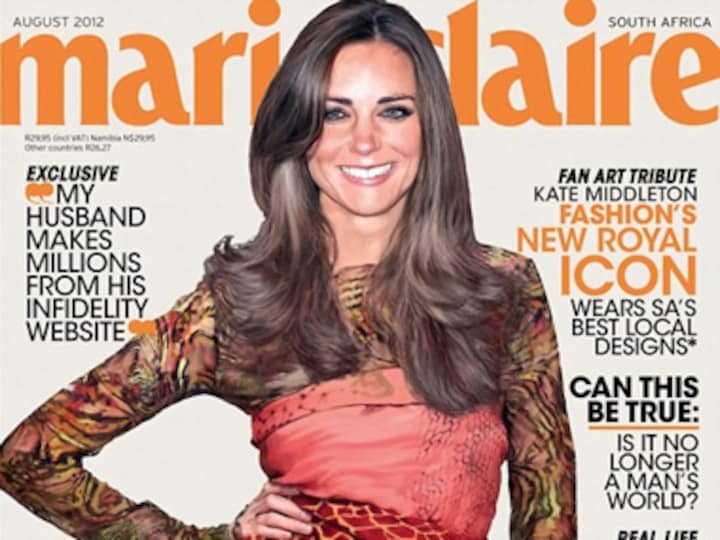 Desperate Marie Claire photoshops Kate Middleton on cover