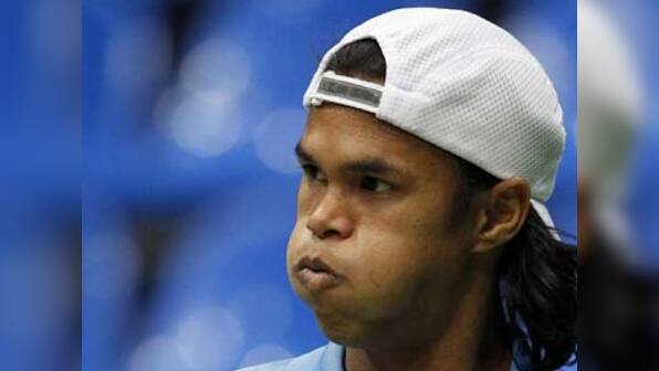 Men's singles tennis: Somdev Devvarman crashes out