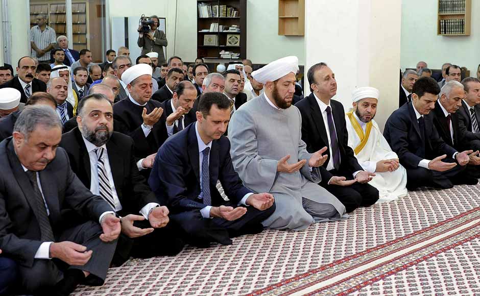 Images: Syria's Assad makes rare public appearance on Eid -World News ...