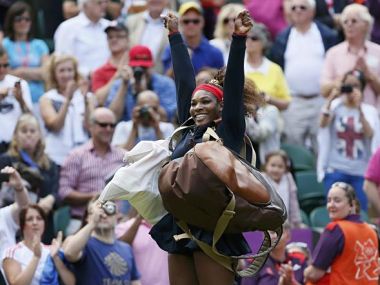 Serena Williams storms to singles gold Serena Williams storms to singles gold