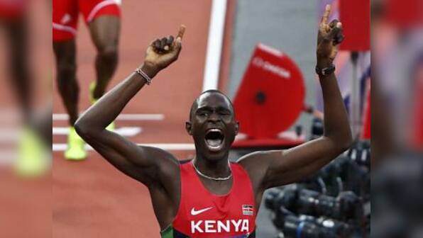 Rudisha wins 800m gold in world record time