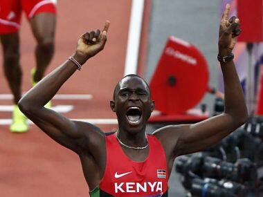 Rudisha wins 800m gold in world record time