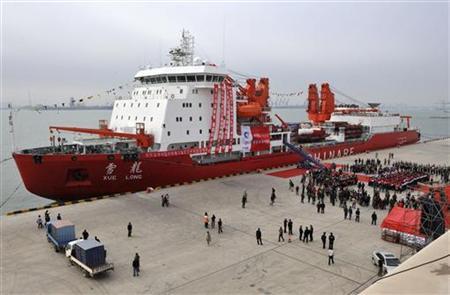 First Chinese ship crosses Arctic Ocean amid record melt First Chinese ship crosses Arctic Ocean amid record melt