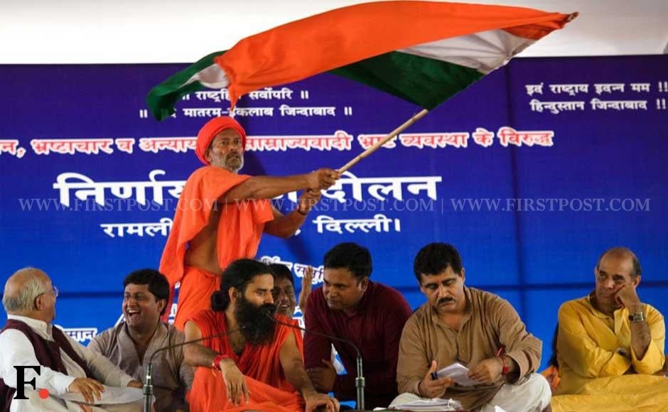 Baba Ramdev today launched a three-day fast at the Ramlila Maidan demanding immediate action to enact a strong Lokpal. Naresh Sharma/ Firstpost Baba Ramdev today launched a three-day fast at the Ramlila Maidan demanding immediate action to enact a strong Lokpal. Naresh Sharma/ Firstpost