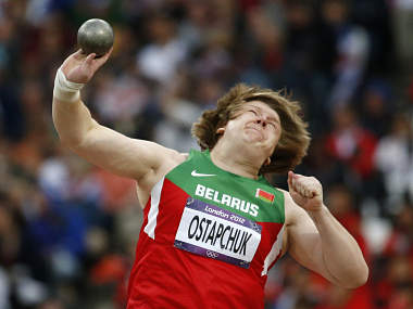 Belarus shot putter stripped of gold for doping Belarus shot putter stripped of gold for doping