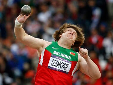 Belarus shot putter stripped of gold for doping