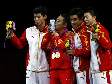 China's men retain all table tennis Olympic golds China's men retain all table tennis Olympic golds
