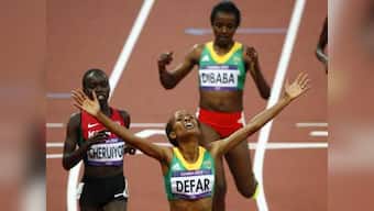 London 2012: Defar tops Dibaba to win 5000m, US win 4X100 relay gold