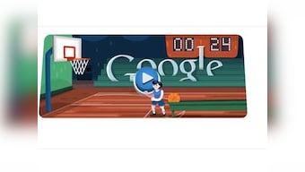 Shoot some hoops with another awesome Google doodle!