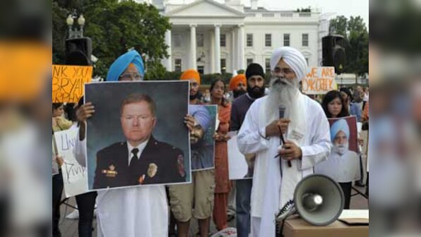 US Gurdwara shooting: Badal meets injured, appeals for peace